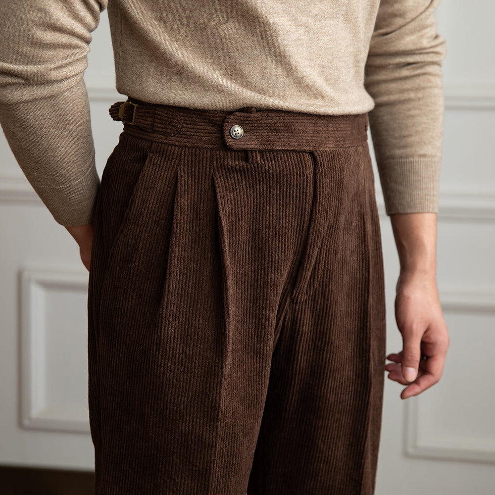 Italian Wool Mix Coatrise Gurkha Trouser