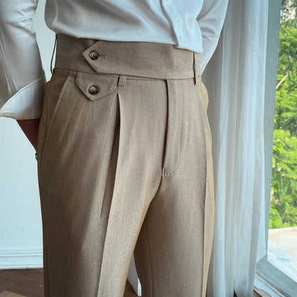 Italian signature Gurkha Pants –Beige