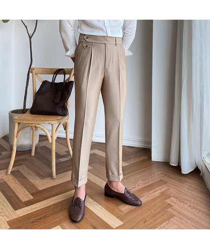 Italian signature Gurkha Pants –Beige